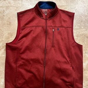 IZOD Men's Deep Red Vest